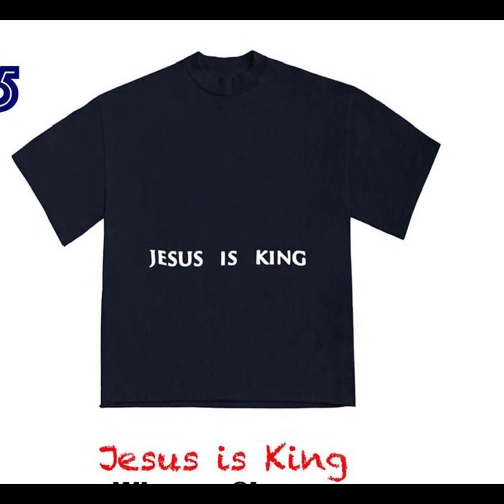 Authentic Yeezy “Jesus is King” shirt 🔥 🔥